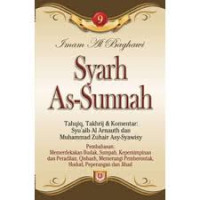 Image of Syarh As Sunnah Jilid 9